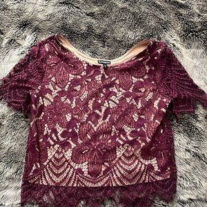 Express lace blouse